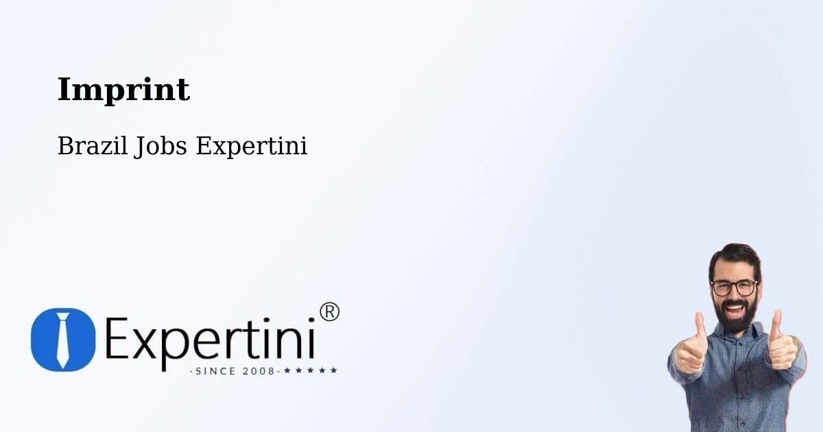 Imprint – Edéia - Brazil Jobs Expertini